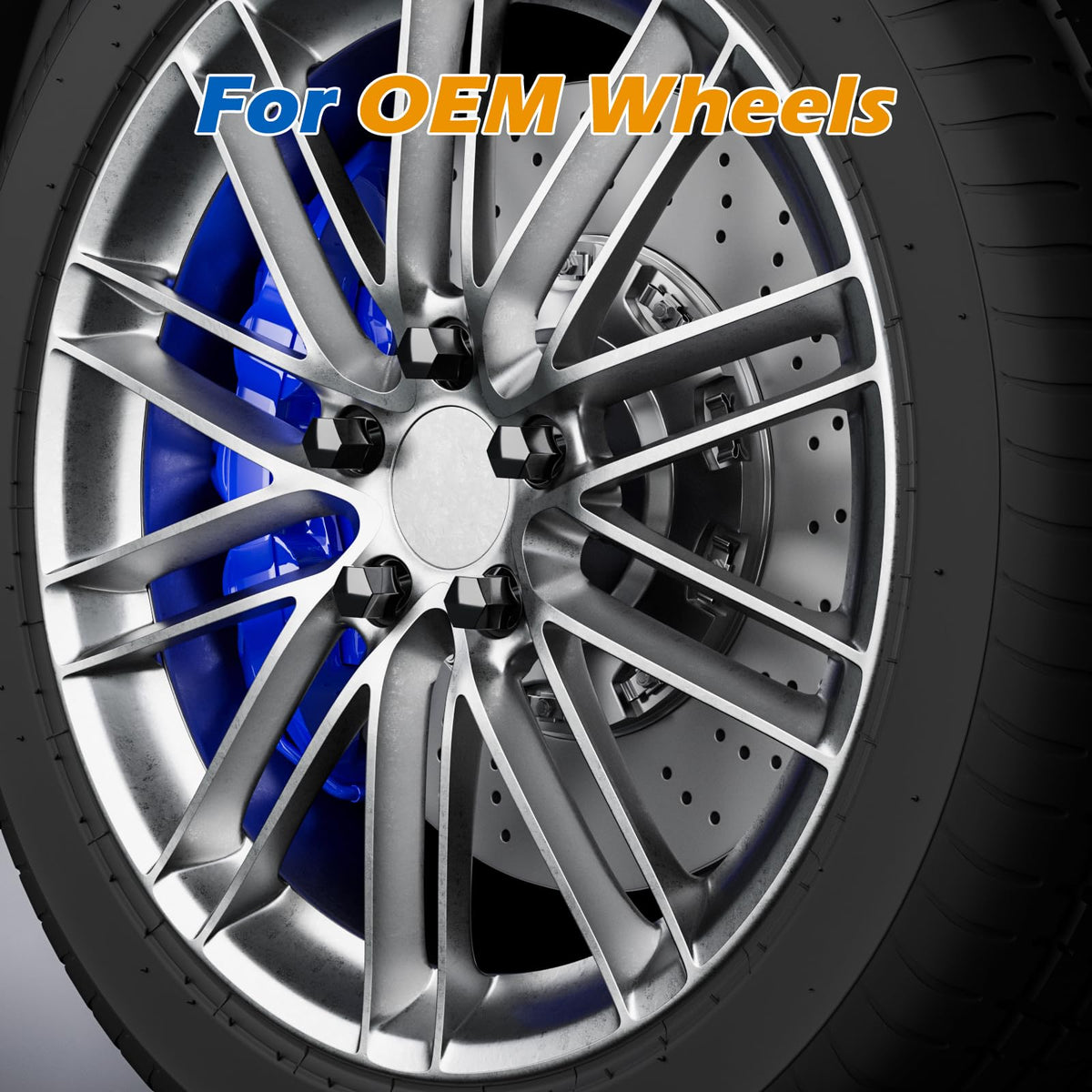 dynofit 24pcs 14x1.5 OEM/Stock Lug Nuts for 2015-2026 Expedition/F-150, M14-1.5 One-Piece Design Factory Chrome Wheel Lugnuts for Lincoln 2015-2026 Navigator, 21mm Hex Anti-Rusting Updated