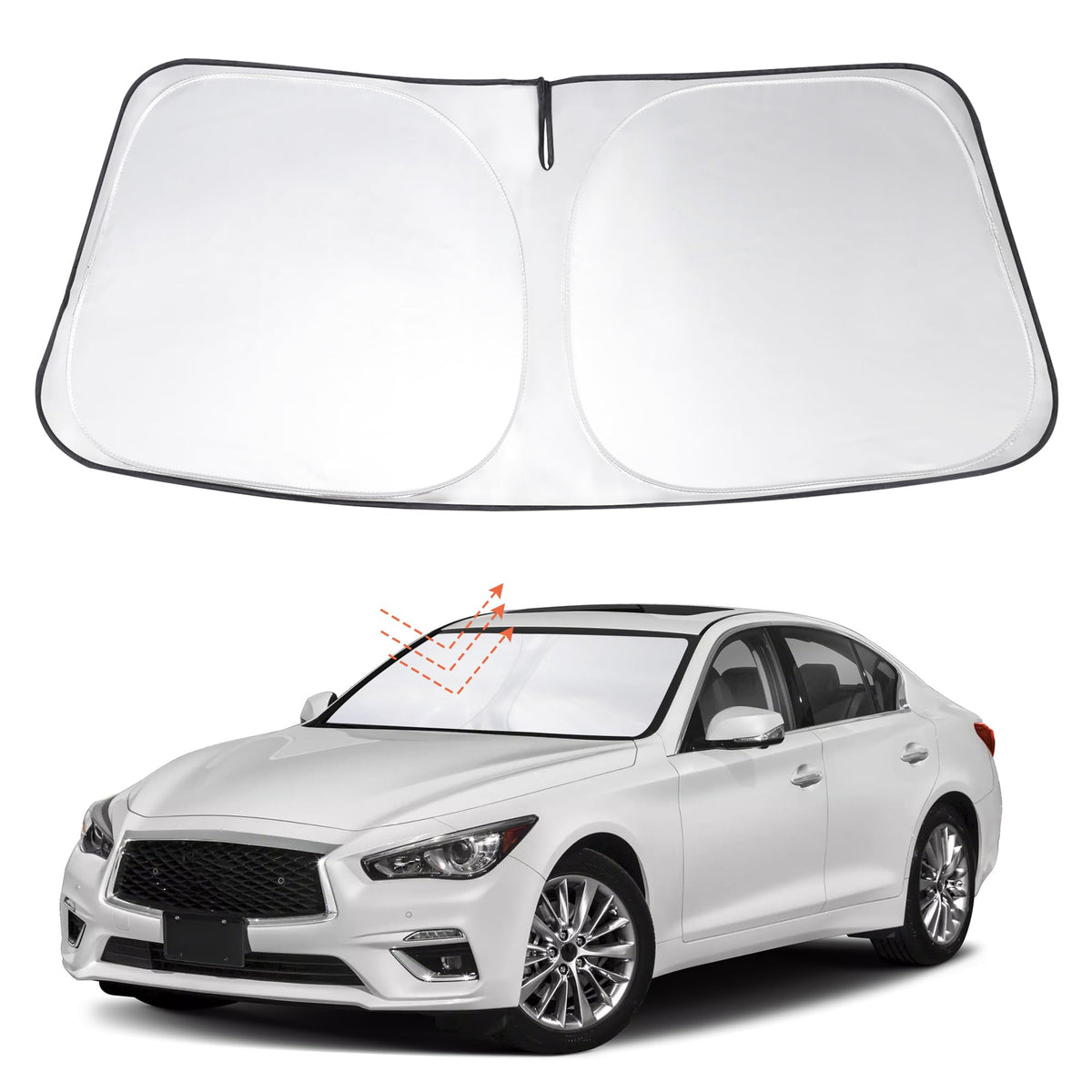 Windshield Sun Shade for 2015-2026 Ford F150 F-150 Accessories