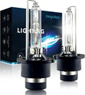 Innovited D2S HID Xenon Headlight Bulbs 6000K Cool White High Low Beam 66040 66240 85122,etc Replacement Bulb - Pack of 2
