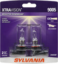 SYLVANIA 9005 XtraVision Halogen Headlight Bulb, High or Low Beam, 2 Bulbs