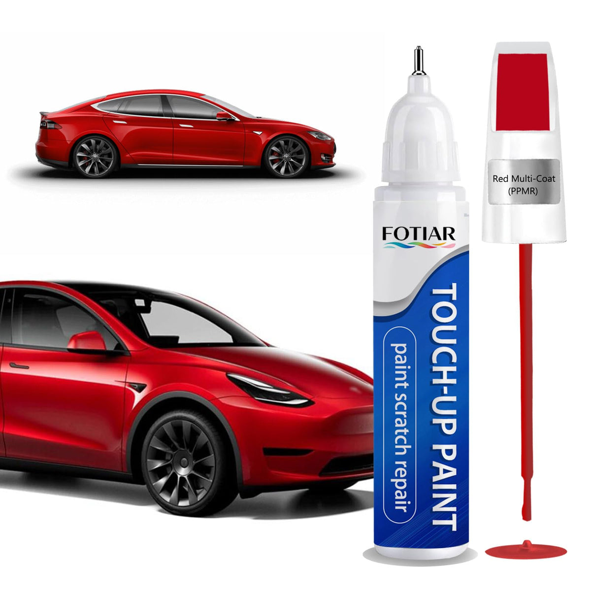 Touch Up Paint for Tesla Pearl White PPSW Paint Code Scratch Repair