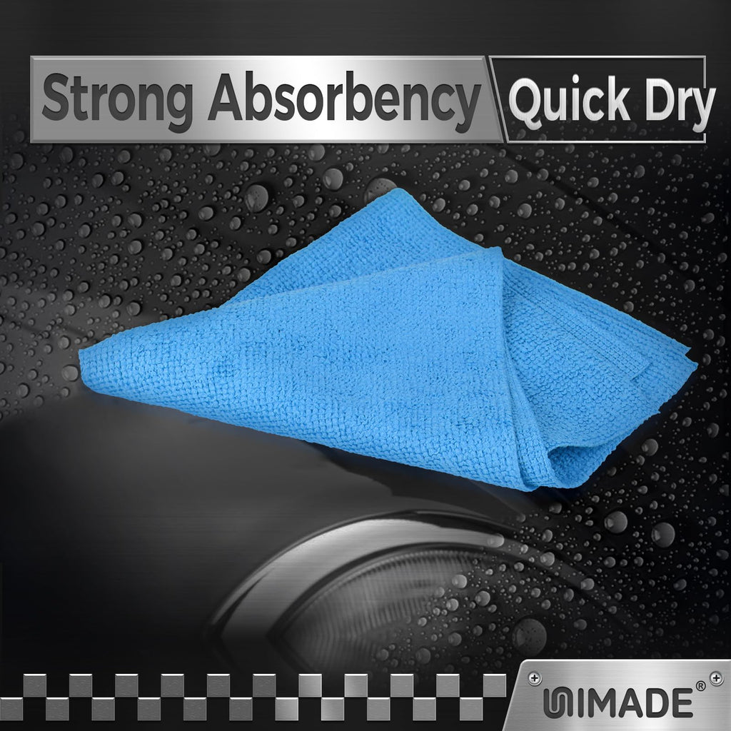 UNIMADE Microfiber Cleaning Cloth, 24 Pack Reusable Microfiber Towels