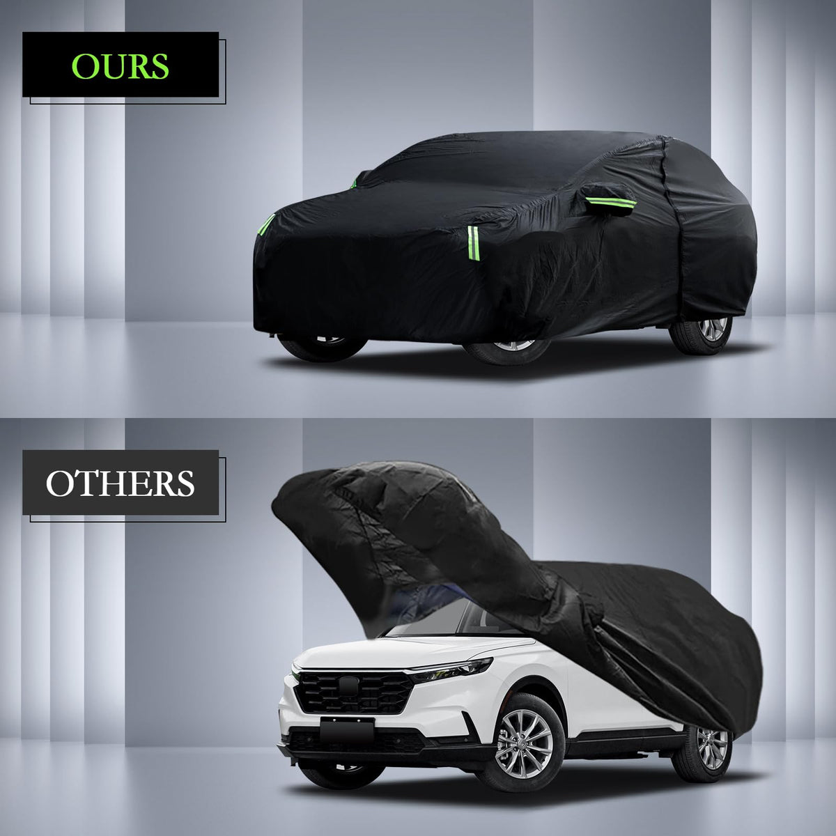 Waterproof Car Cover for Jeep Wrangler 4 Door 2006-2026 JK JL Windproof