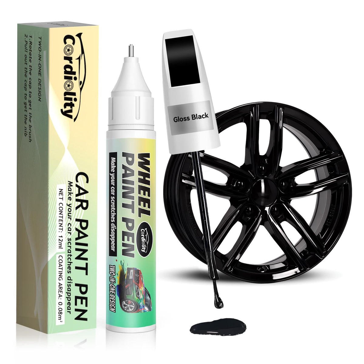 Touch Up Paint Lunar Rock (6X3) for Toyota, Scratch Repair Pen