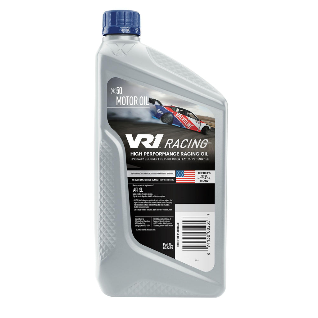 Valvoline VR1 Racing SAE 20W-50 Motor Oil 5 QT