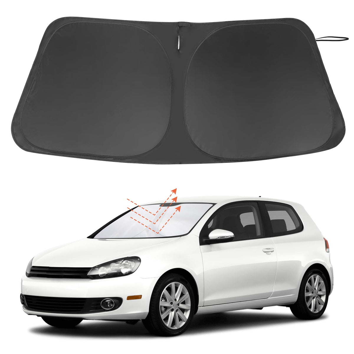 Windshield Sun Shade for 2015-2026 Ford F150 F-150 Accessories
