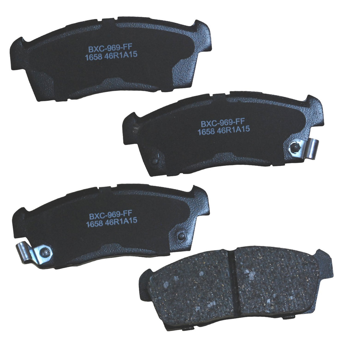 Bendix Premium SBC1363 Ceramic Front Brake Pads for select Cadillac Escalade, ESV, EXT, XTS, Chevrolet Avalanche, Cheyenne, Express 1500, Silverado, Suburban, Tahoe, GMC Savana, Sierra Classic, Yukon