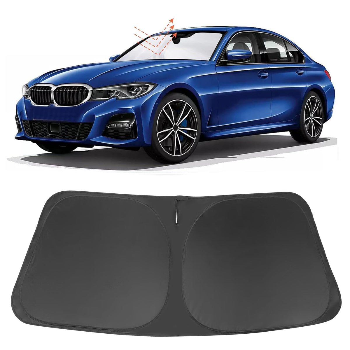 Windshield Sun Shade for 2015-2026 Ford F150 F-150 Accessories