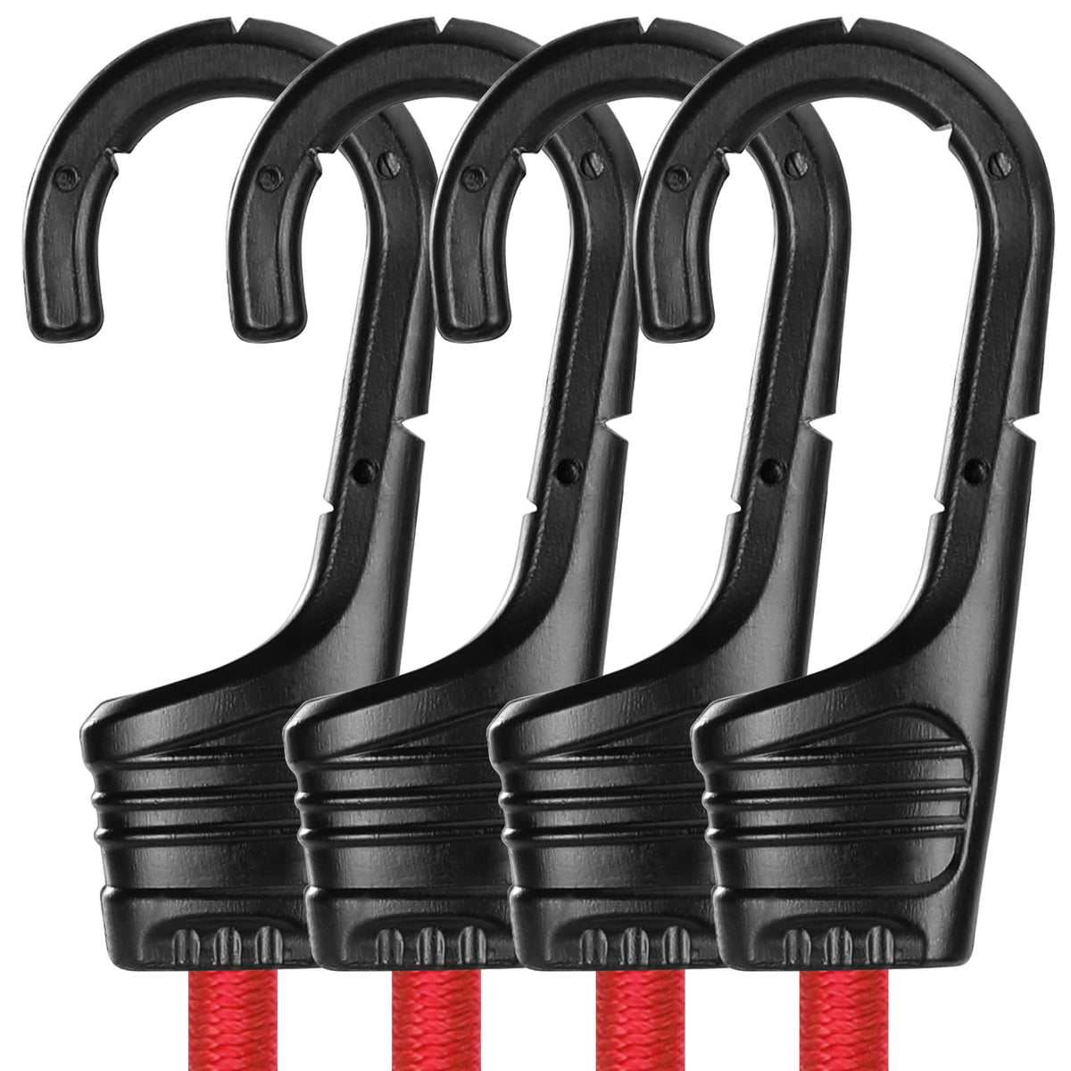 WORKPRO Bungee Cords with Hooks, Heavy Duty Outdoor Bungee Strap, 22-Piece