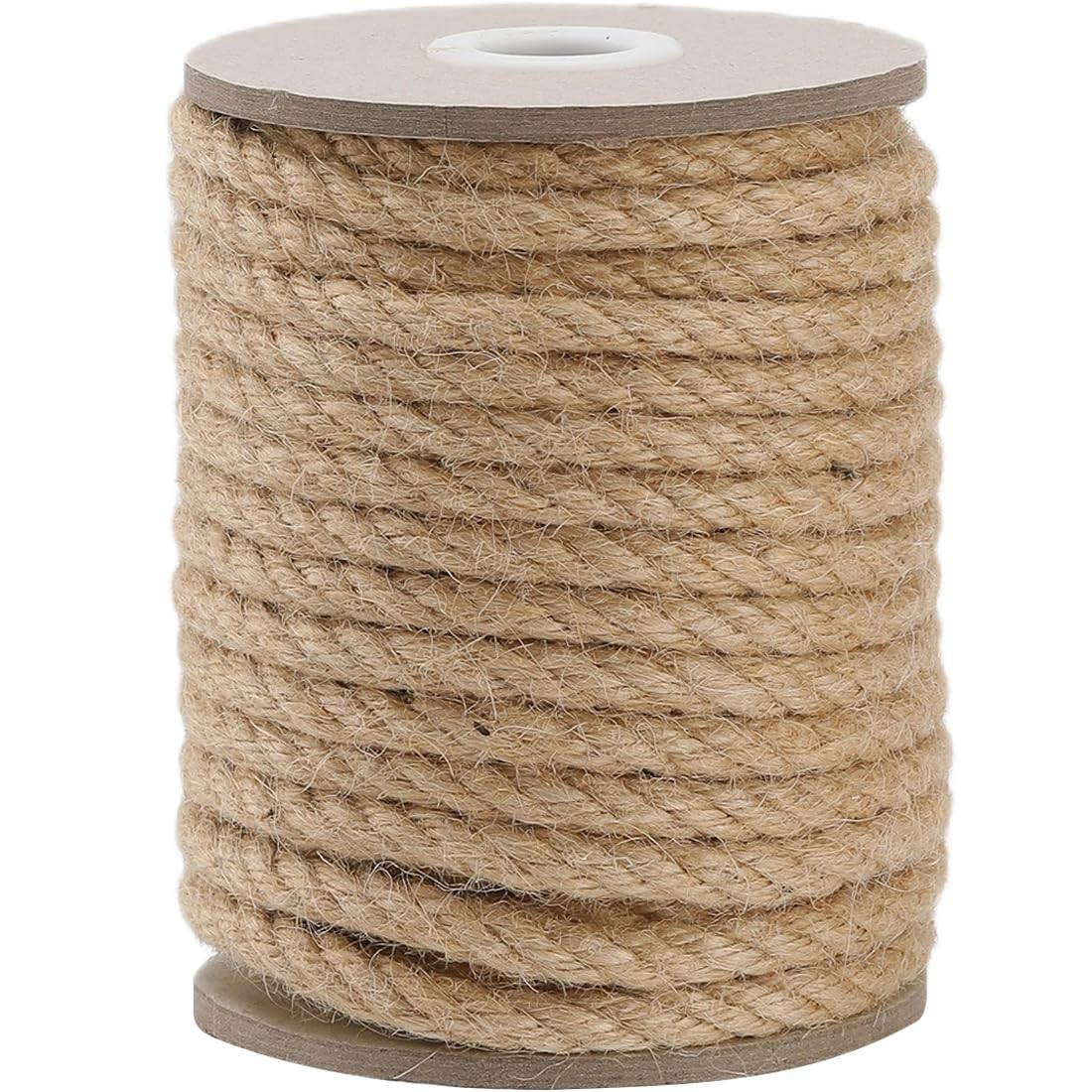 1000FT Natural Jute Twine String Bulk Hemp Rope Cord for Crafts Gardening Gift Wrapping Wedding Décor Packing Material Burlap Ribbon Christmas Knitting Macrame Decoration (Brown 2mm* 1000ft)
