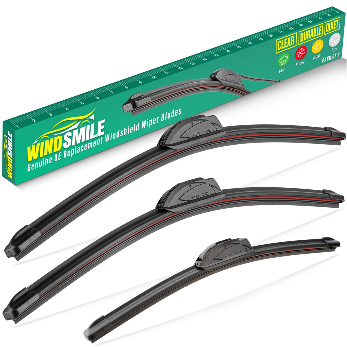 WINDSMILE Windshield Wiper Blades Replacement for Chevrolet Trax 2024-2026