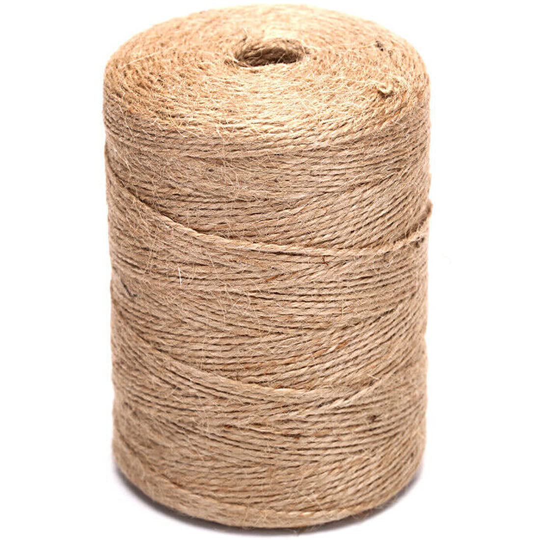 SMART&CASUAL 2mm Natural Jute Twine String Thin for Craft Plant Garden Gift Wrapping Christmas Handmade Art Decoration Packing String Home Art Decoration (Brown) (800 Ft (244M))