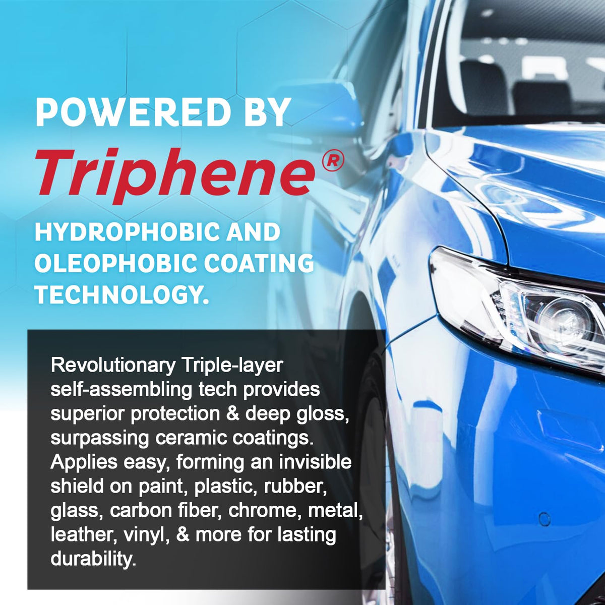 MAXL MAXLONE™ Car Spray with Triphene® All Purpose Waterless Detailer 2 Kit