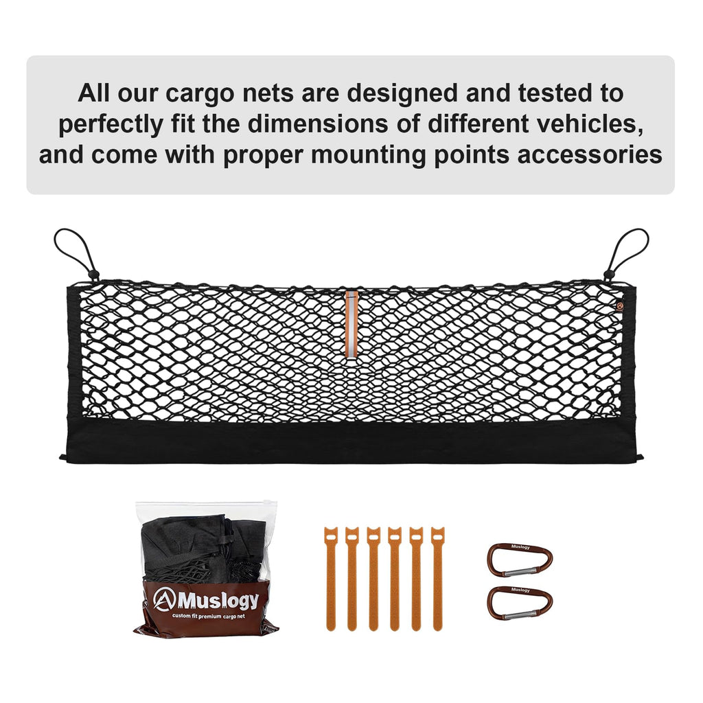 Muslogy Cargo Net for 2013-2026 Chevy Silverado GMC Sierra 1500/2500/3500HD