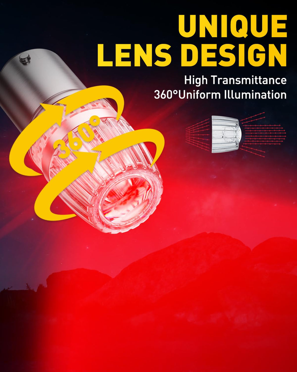 AUXITO 194 LED Bulb 6000K White Dome Light, 168 2825 W5W T10 Wedge 24-SMD 3014 Chipsets Error Free LED Replacement Light for Car Interior LED Dome Map Door License Marker Lights, Pack of 10