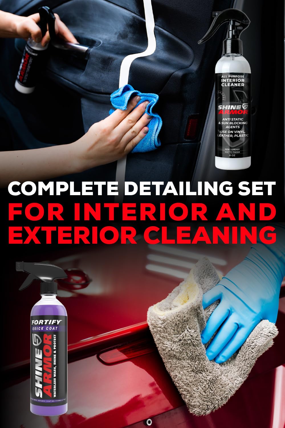 SHINE ARMOR Fortify Quick Coat Ceramic Coating Spray, 16 fl oz