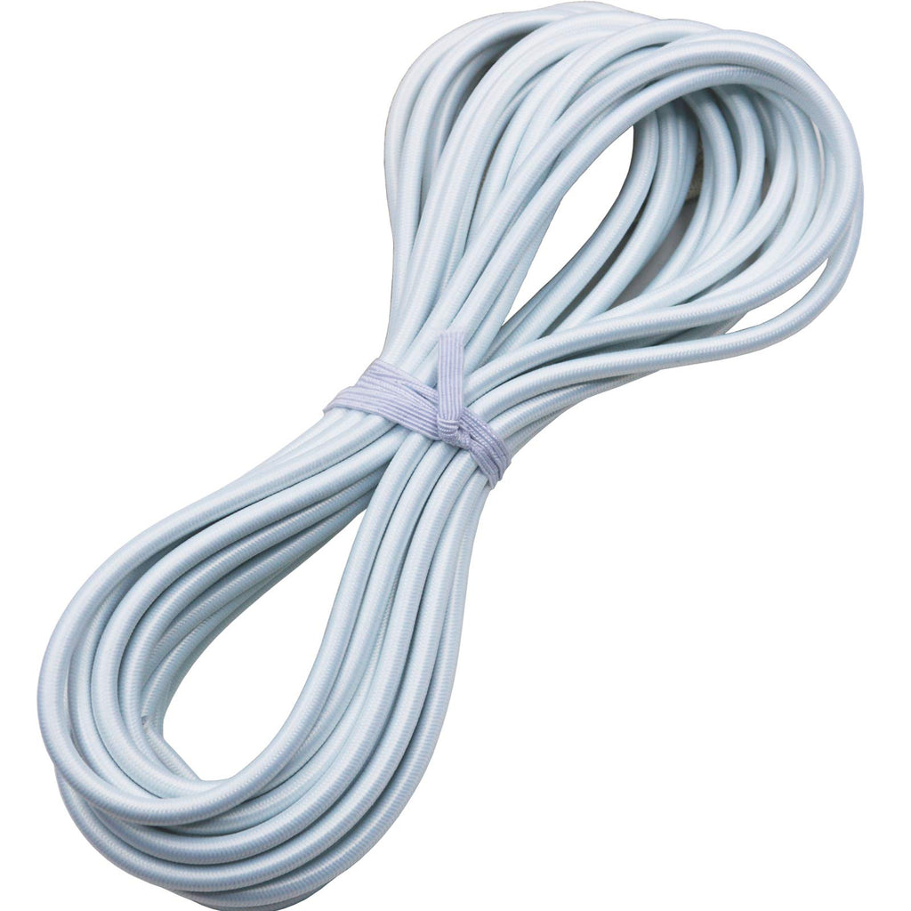 1/8" x 25' Bungee Shock Cord - Elastic Nylon Cords Kayak Stretch String Rope & Tie Down Trailer Strap, Marine Grade