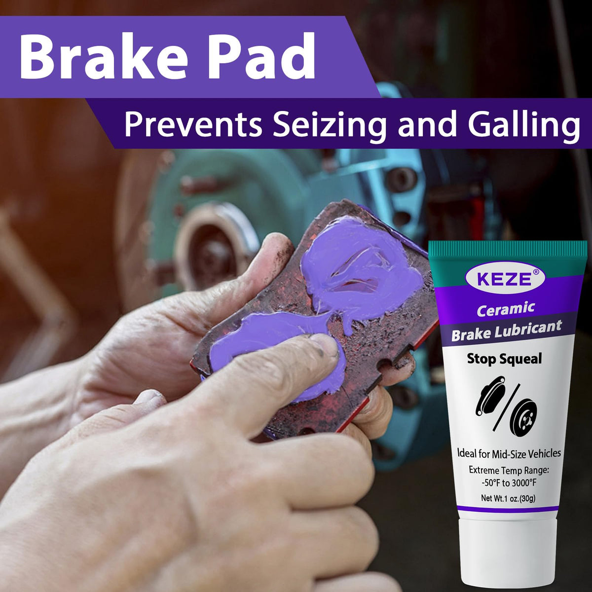 Keze Copper Anti Seize Thread Lubricant Grease Antiseize Lubrication
