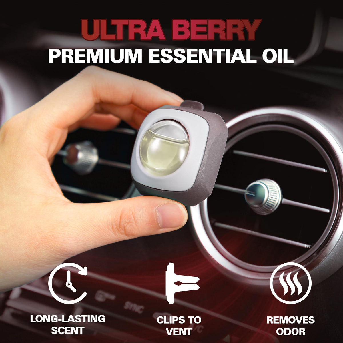 Air Jungles New Car Scent Car Air Freshener Vent Clip 6 Ct, Long Lasting