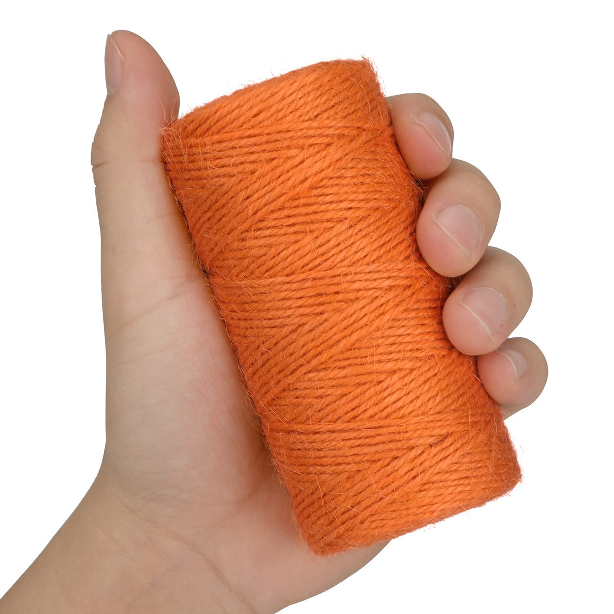 KINGLAKE Natural Jute Twine String 656 Feet 2mm Twine for Crafts Gift Wrapping Christmas Packing String for Arts Decoration, Wedding, Gardening