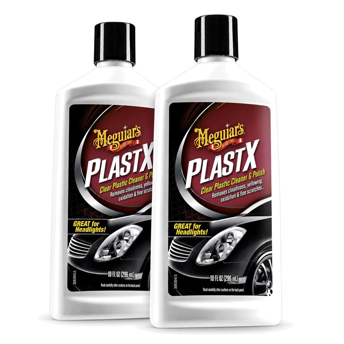 Meguiar's PlastX Clear Plastic Polish Headlight Restoration Polish, 10 Oz