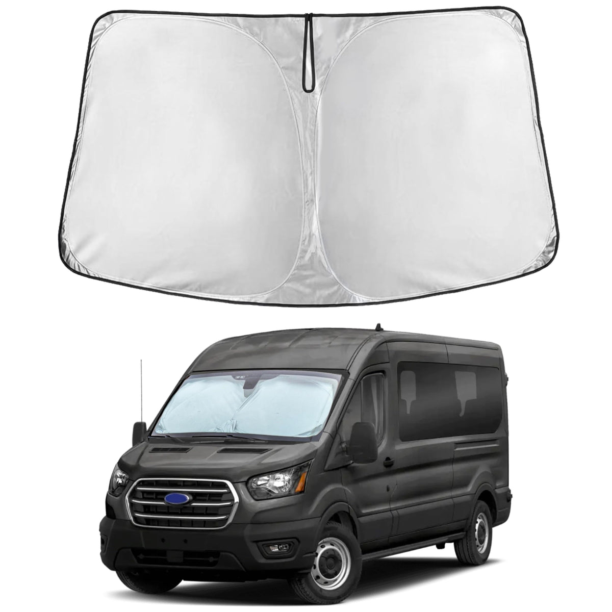 EcoNour Car Windshield Sun Shade, Front Window Sun Blocker for SUVs,Sedan