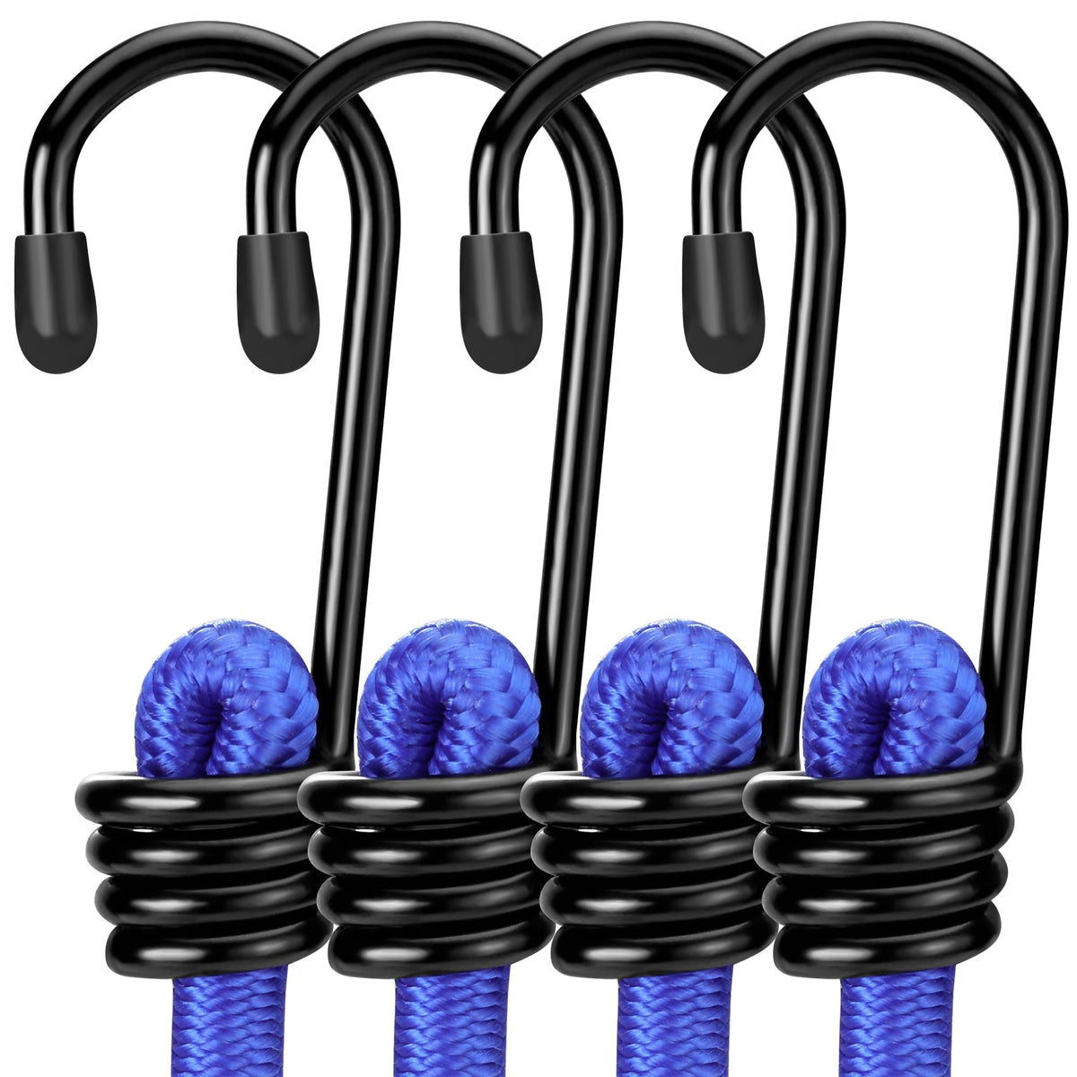 WORKPRO Bungee Cords with Hooks, Heavy Duty Outdoor Bungee Strap, 22-Piece