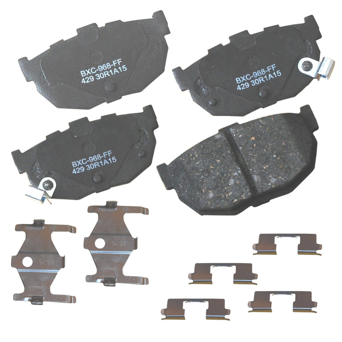 Bendix Premium SBC1114 Ceramic Rear Brake Pads for Select Models Scion FR-S, Subaru BRZ, Crosstrek, Forester, Impreza, Legacy, Outback, WRX, XV, XV Crosstrek