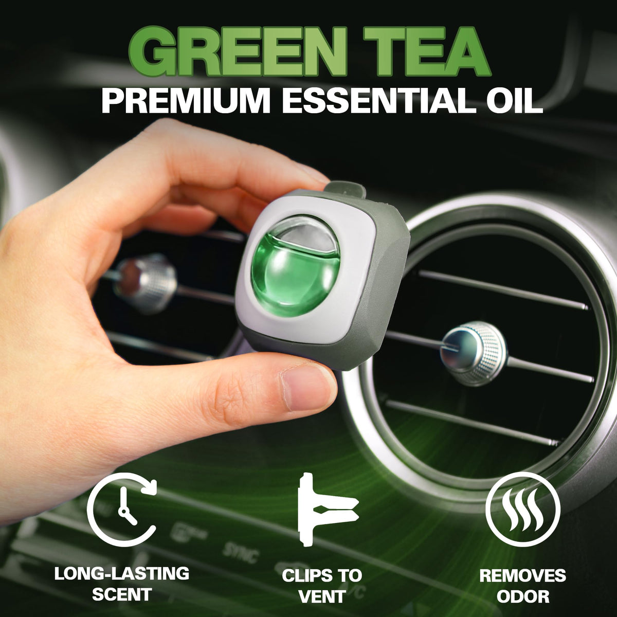 Air Jungles New Car Scent Car Air Freshener Vent Clip 6 Ct, Long Lasting