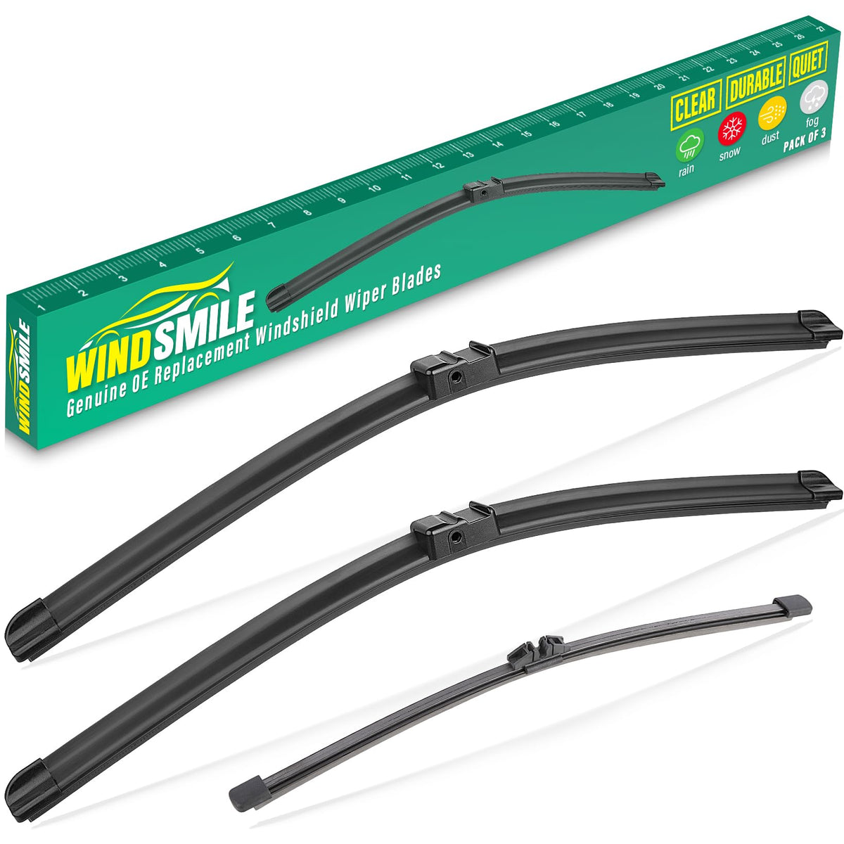 WINDSMILE Windshield Wiper Blades Replacement for Chevrolet Trax 2024-2026