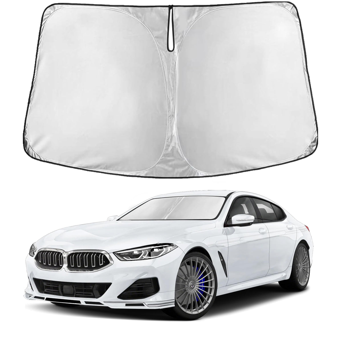 EcoNour Car Windshield Sun Shade, Front Window Sun Blocker for SUVs,Sedan