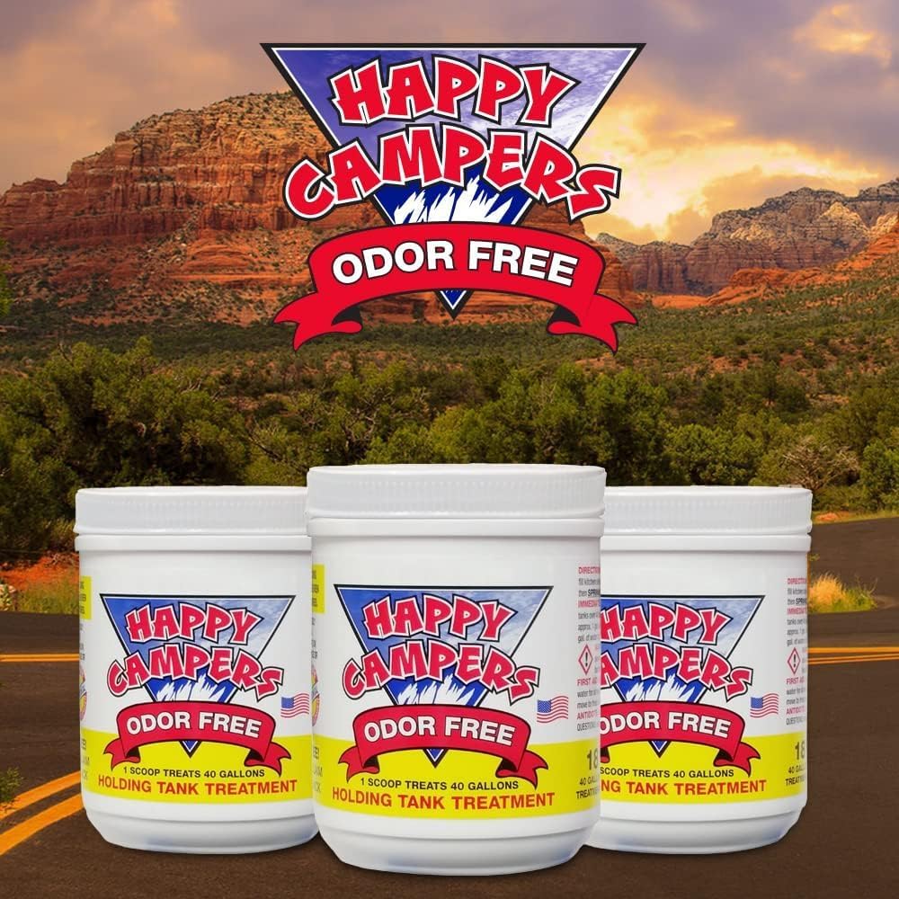 Happy Campers RV Toilet & Holding Tank Treatment – 18 Treatments