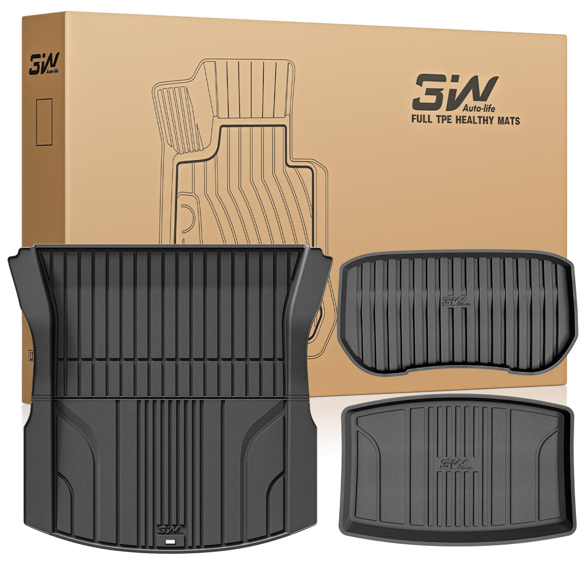 3W Tesla New Model Y Juniper 2025 2026 2027 Floor Mats, Not for Standard