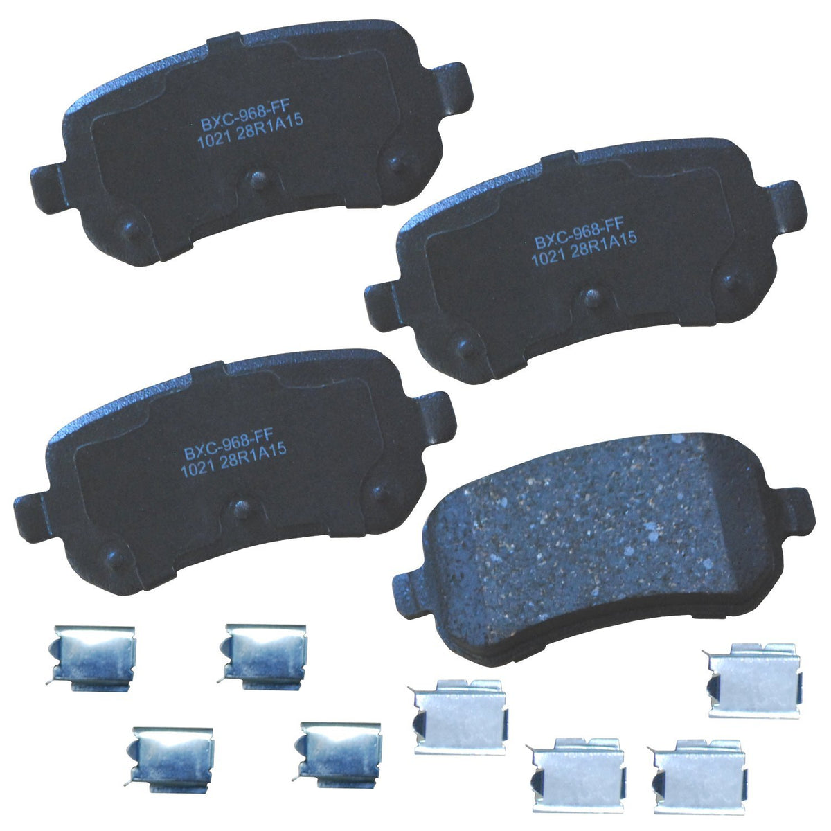 Bendix Premium SBC1114 Ceramic Rear Brake Pads for Select Models Scion FR-S, Subaru BRZ, Crosstrek, Forester, Impreza, Legacy, Outback, WRX, XV, XV Crosstrek