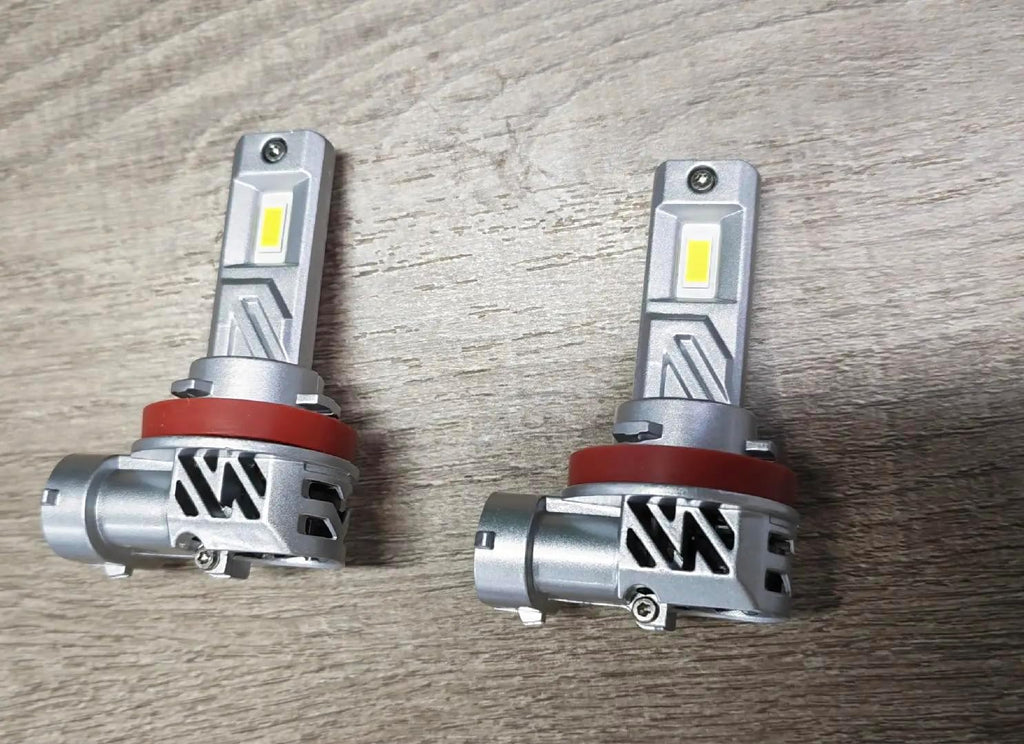SEALIGHT H11/H9/H8 Light Bulb, 1000% Brighter than Origin, 6500K Output Canbus Ready, IP68 Waterproof, 80000Hrs Lifespan, 1：1 Size Installation, Pack of 2