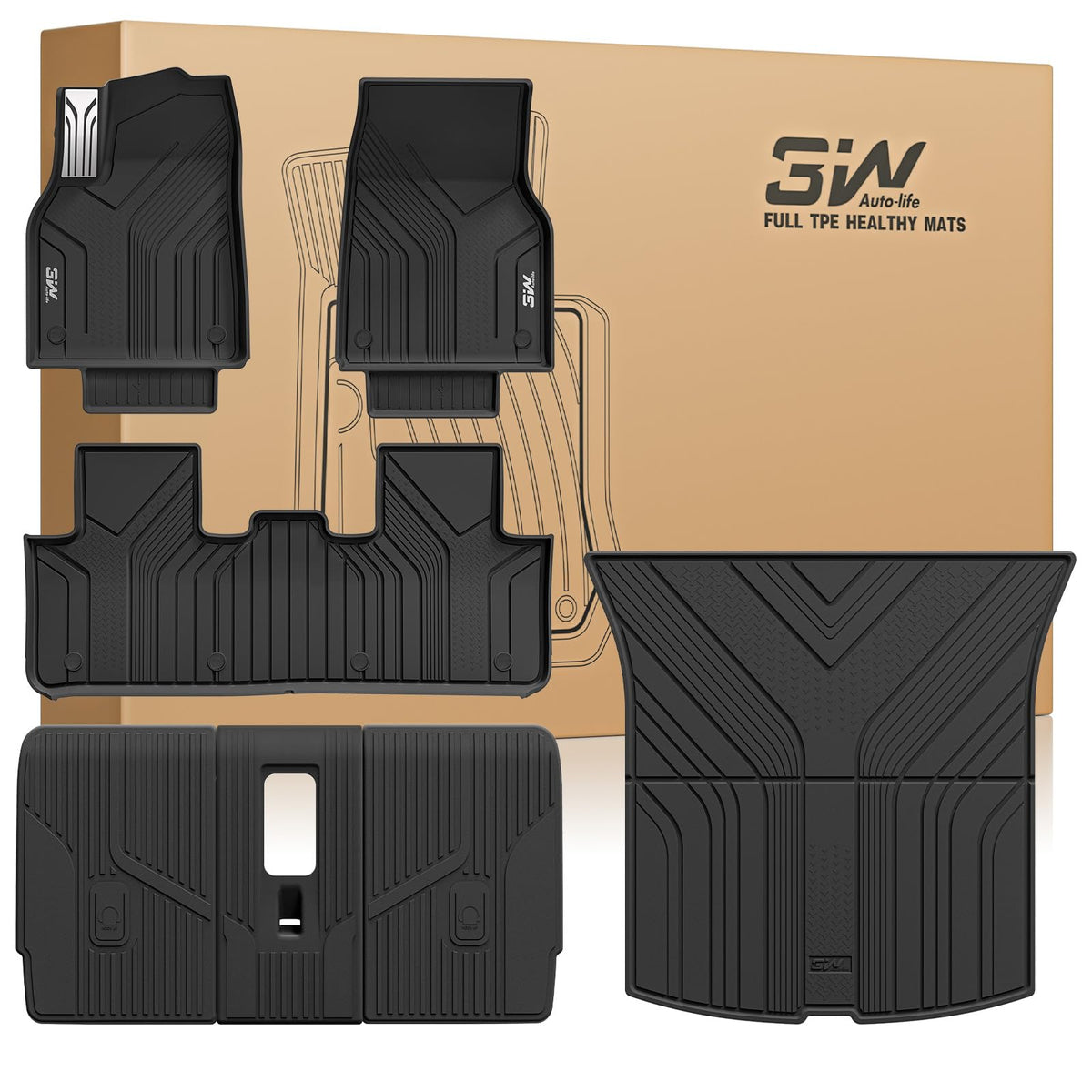 3W Tesla New Model Y Juniper 2025 2026 2027 Floor Mats, Not for Standard