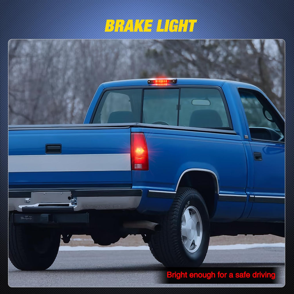 Nilight Third Brake Light for Ford F-150 2009-2014, Smoked Lens