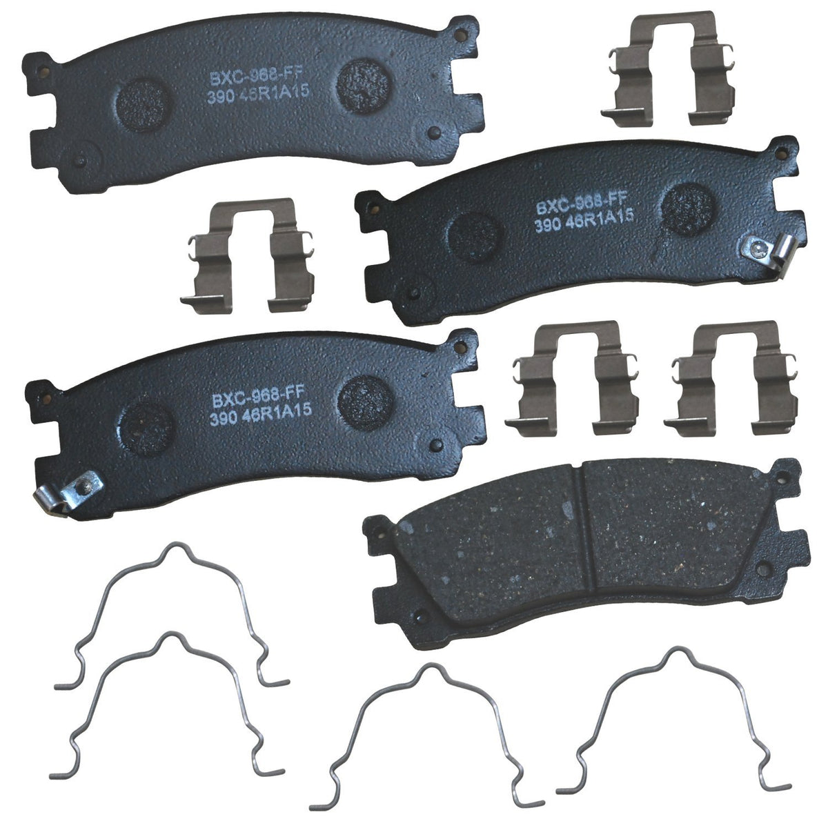 Bendix Premium SBC1114 Ceramic Rear Brake Pads for Select Models Scion FR-S, Subaru BRZ, Crosstrek, Forester, Impreza, Legacy, Outback, WRX, XV, XV Crosstrek