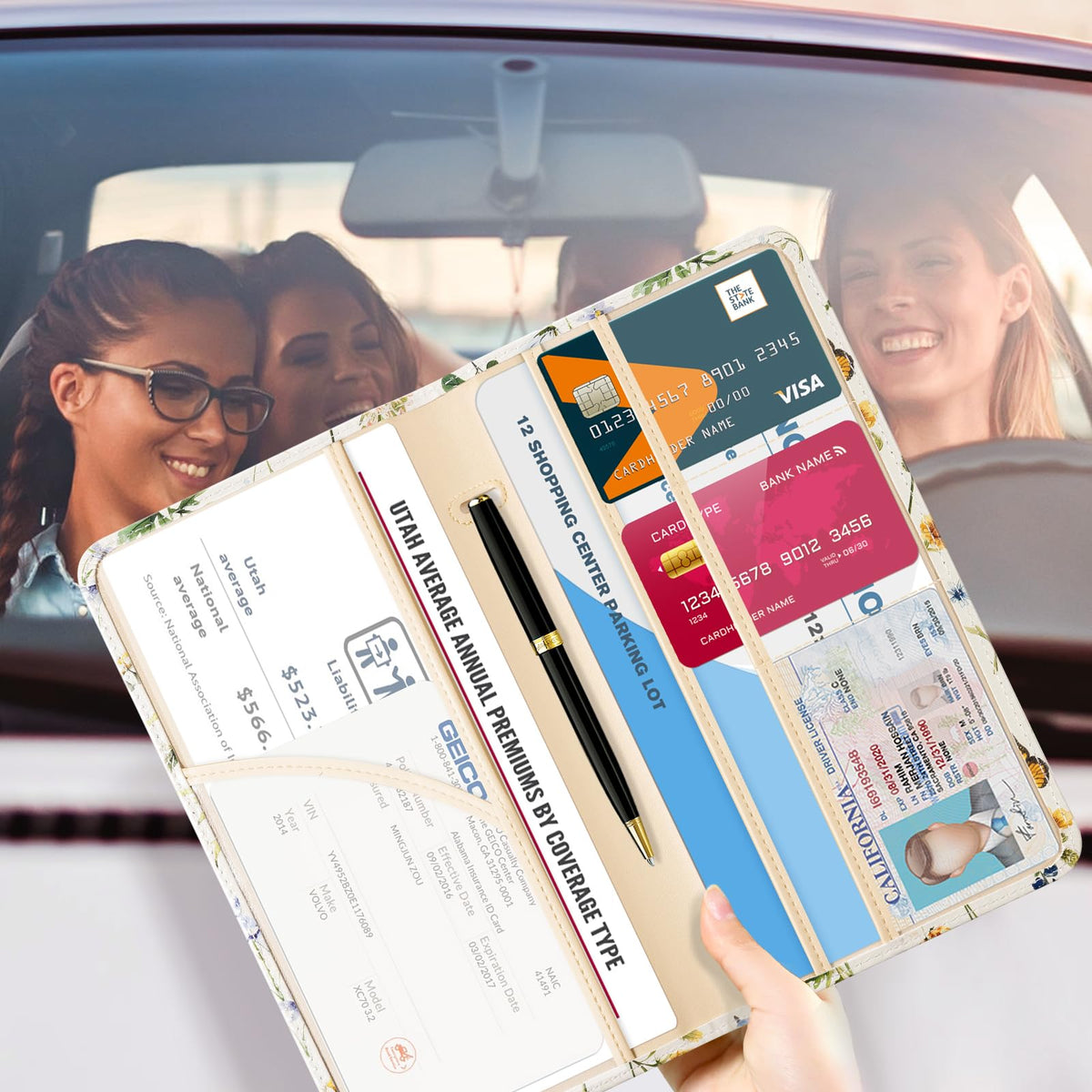 CoBak Car Registration and Insurance Holder