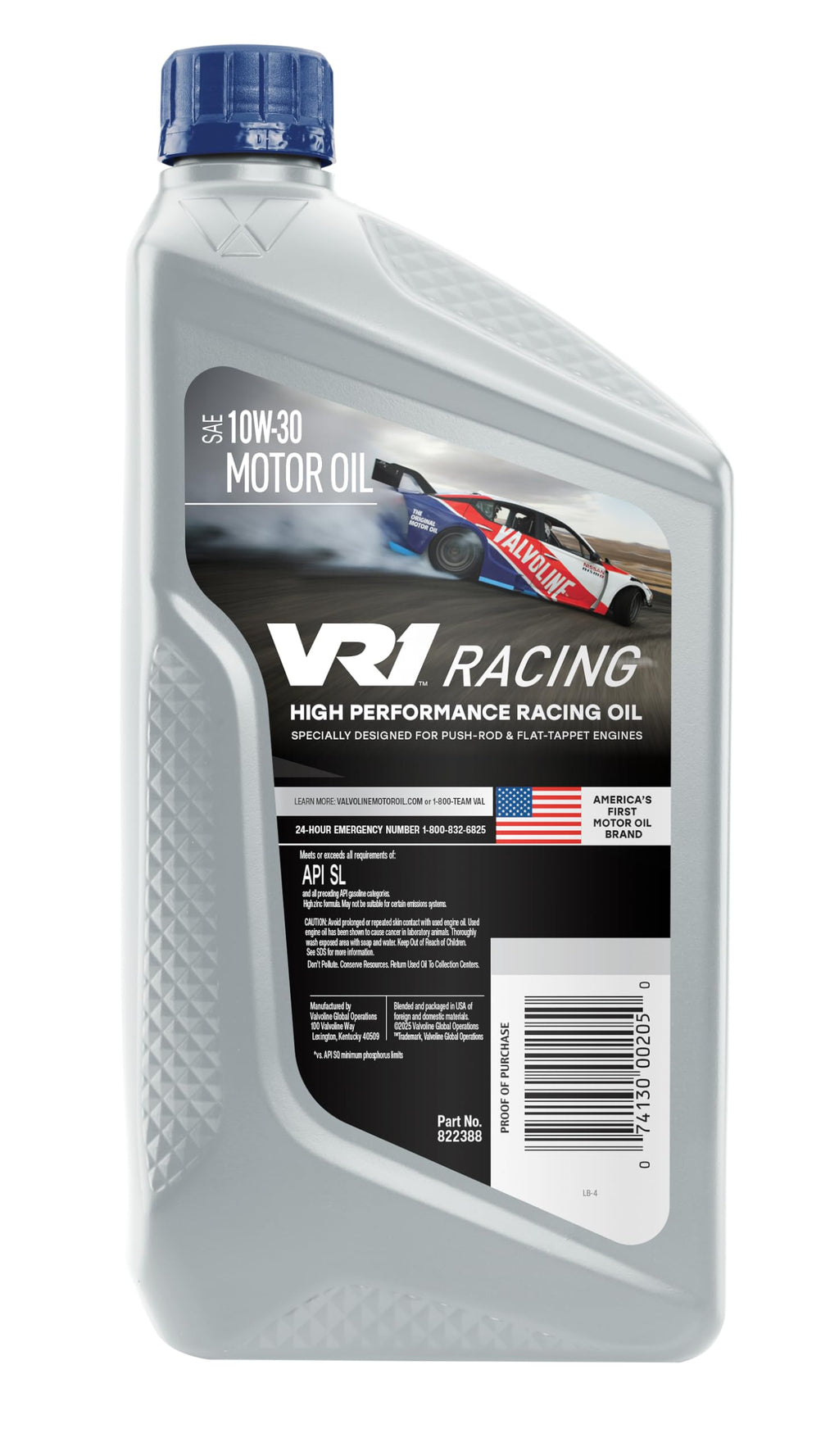 Valvoline VR1 Racing SAE 20W-50 Motor Oil 5 QT