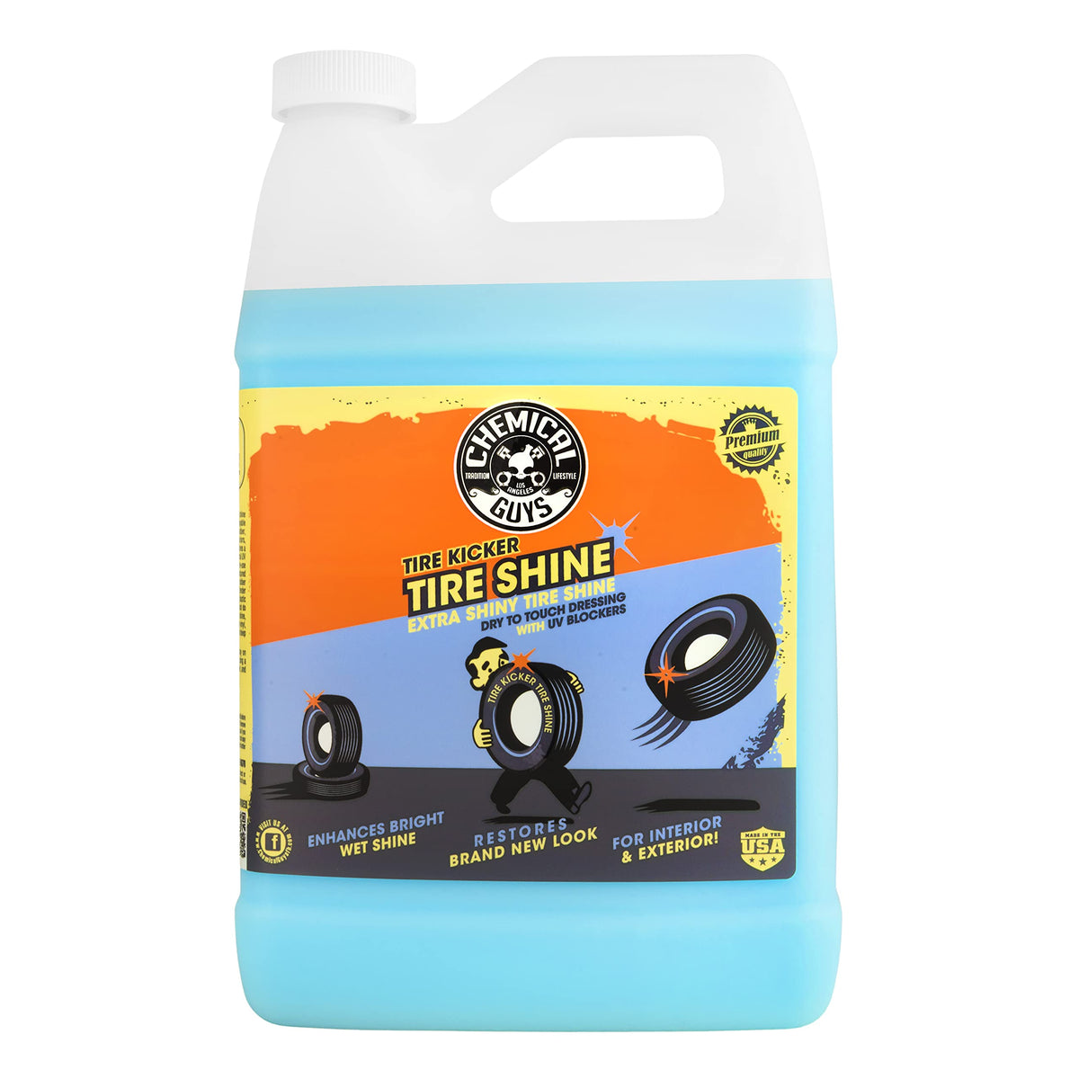 Chemical Guys, Tire Kicker Extra Glossy Tire Shine for Rubber & Trim, 16 oz