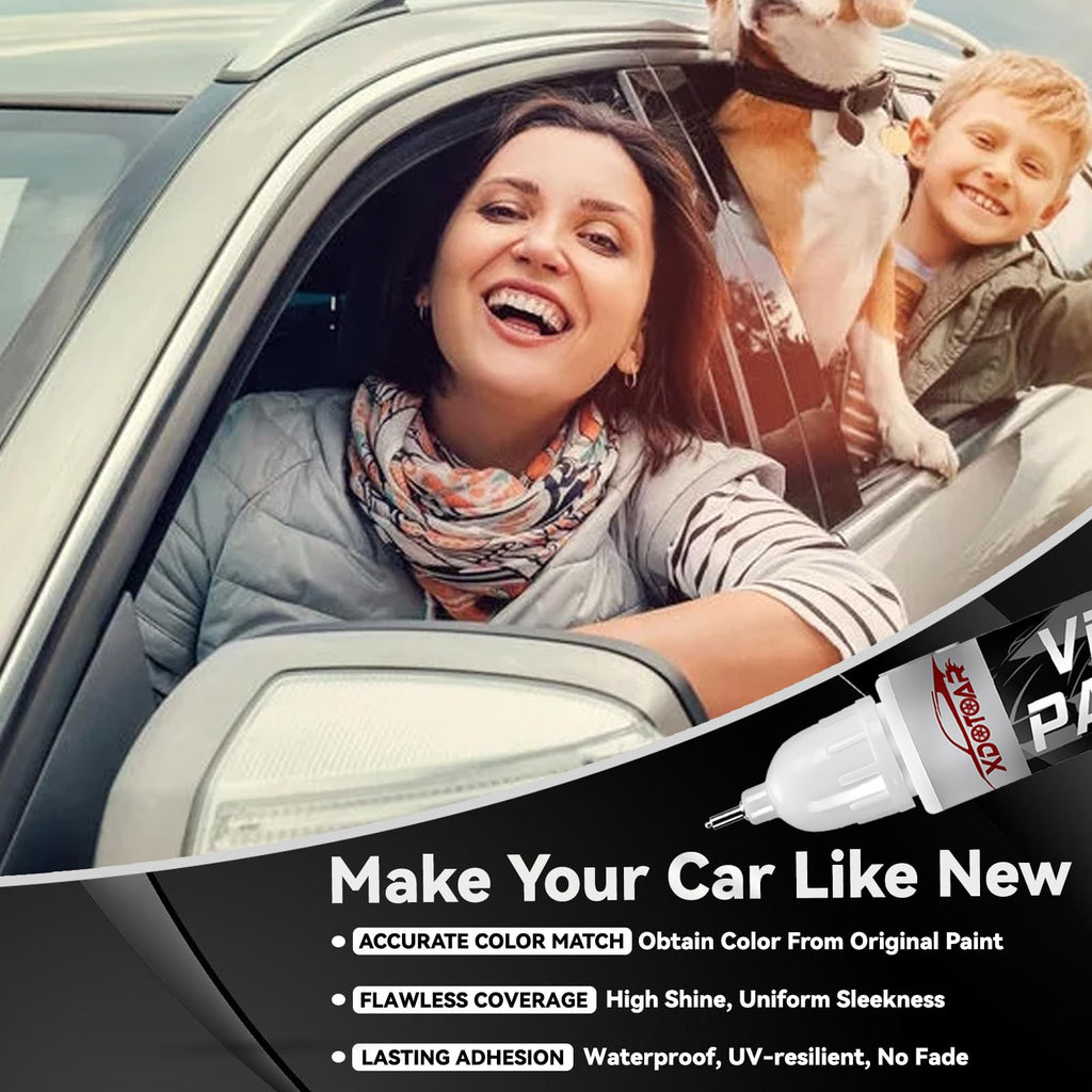 Black Touch Up Paint for Cars, Color Accurate Car Touch Up Paint, Professional Automotive Scratch Repair, Lasting Auto Scratch Remover, Quick Dry, Easy to Use, Safe and Waterproof, Versatile Use