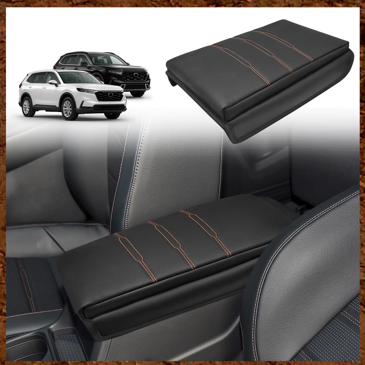 Muslogy Armrest Cover for Silverado/Sierra 2019-2026, Regular Thick, Bench