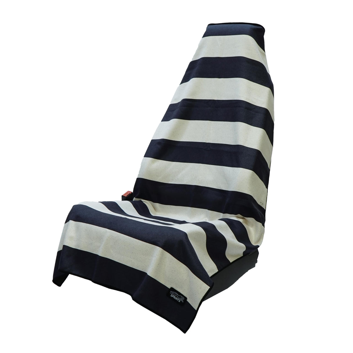 Sprints Prints Athletic Running Towel, Full-Sized, Car Seat Cover - Moisture Wicking (Midnight Mile)
