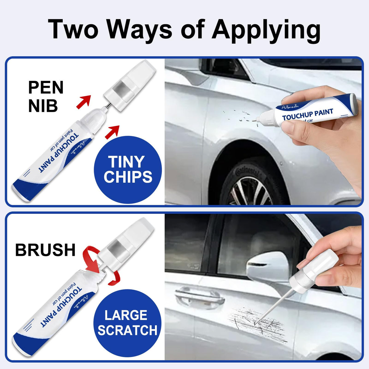 Ice Cap/Super White 040 Touch Up Paint for Toyota OEM Color Match