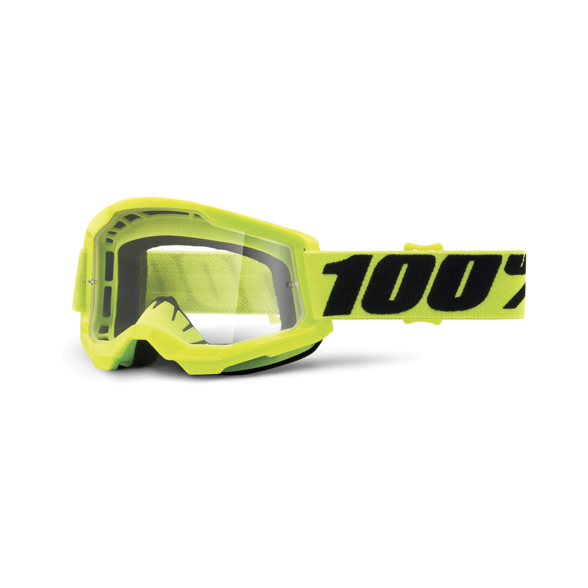 100% STRATA 2 Goggles - Sports Goggles for Motocross & Mountain Biking - Eyewear for Bike Riders - Motocross Eyewear for Men