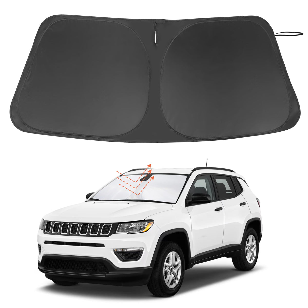 Windshield Sun Shade for 2015-2026 Ford F150 F-150 Accessories