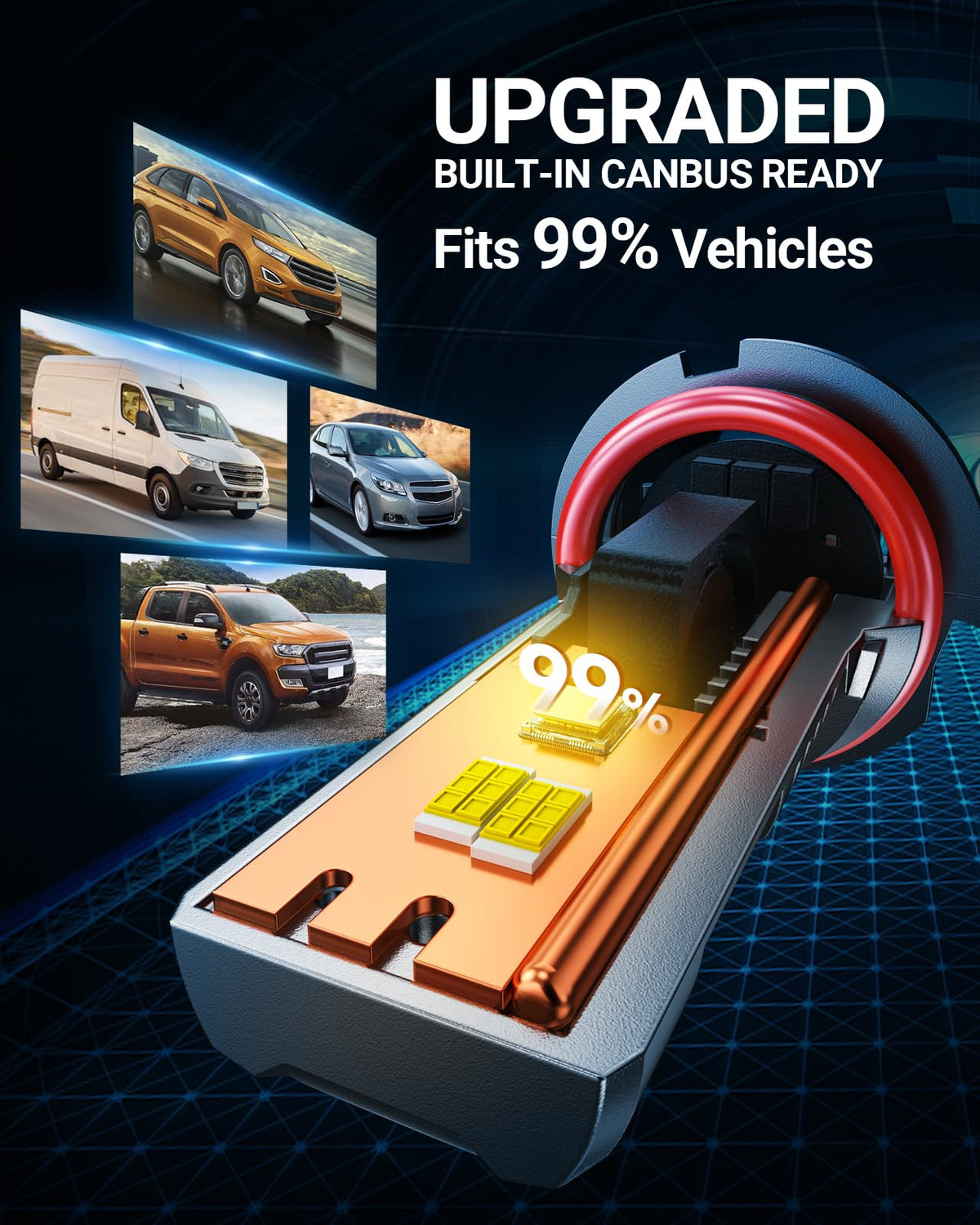 SEALIGHT D3S HID Bulbs, 6000K Daylight White Enhanced Visibility, 35W Direct Fit for 66340, 42403, 42302 (42403C1) D3S Xenon Bulb, Pack of 2 (Halogen Headlamp Incompatible)