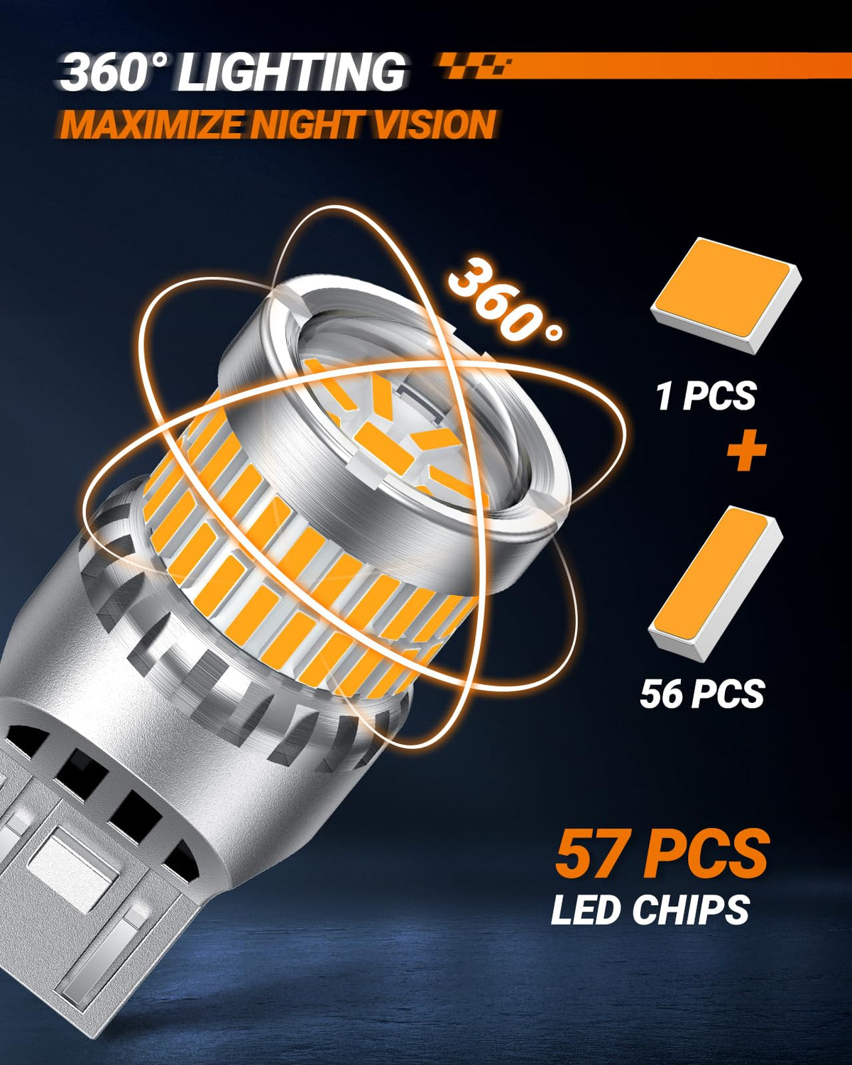 SEALIGHT 2026 Latest 921 LED Bulb, 700% Super Bright 912 T15 Led Reverse Light, Canbus Error Free 906 904 916 W16W LED Bulbs, 6500K White, Non-polarity, Automotive Back Up Light Assemblies, 2PCS