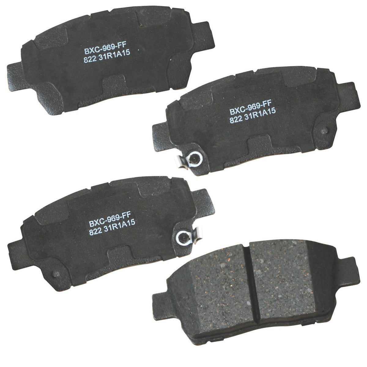 Bendix Premium SBC1363 Ceramic Front Brake Pads for select Cadillac Escalade, ESV, EXT, XTS, Chevrolet Avalanche, Cheyenne, Express 1500, Silverado, Suburban, Tahoe, GMC Savana, Sierra Classic, Yukon